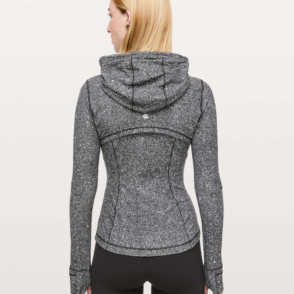 Lululemon Hooded Define Jacket *Nulu Luminesce Splatter White Black
